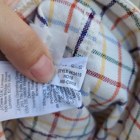 Madewell Emmett Wide-Leg Pants Rainbow Windowpane - Picture 14 of 14